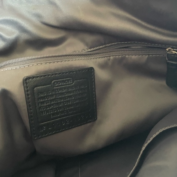 Coach Black Leather Kristin Satchel - Picture 2 of 6